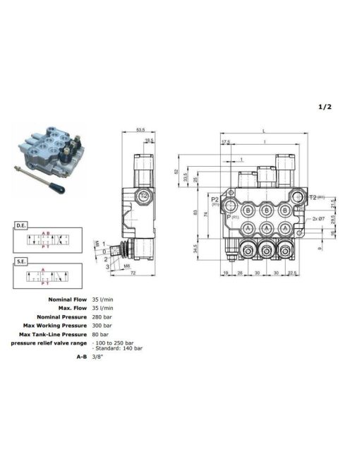 CONTROL VALVE FM35/5 3/8" 