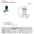 FLOW RESTRICTOR VALVE 3/8"