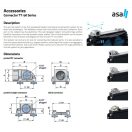ASA CONNECTOR KIT 1" RAIL