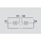 OM VBPDE 3/8" L DOUBLE PILOT OPERATED CHECK VALVE