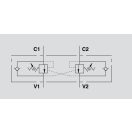 OM VBCD 3/4" DE DOUBLE OVERCENTRE VALVES