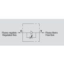 OM VRFU 90° 1/4" FLOW REGULATOR