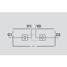 OM VBPDE 1/4" L DOUBLE PILOT OPERATED CHECK VALVE