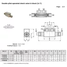 DOUBLE PILOT OPERATED CHECK VALVE 3/8"