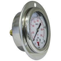 Vertical connection pressure gauges