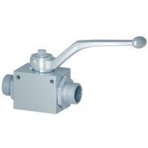 2 Ways ball valve metric connection